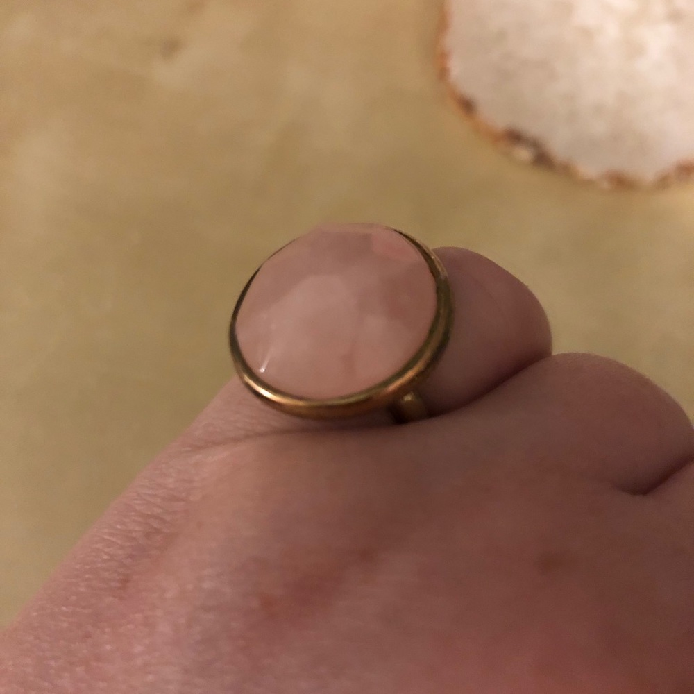 Rose quartz ring - Picture 5 of 5
